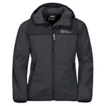 Jack Wolfskin Softshelljacke Fourwinds (wind-& wasserabweisend) phantomgrau Kinder